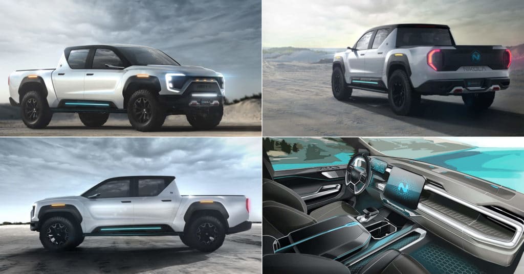 Pick up Badger hydrogène 1000 km d'autonomie