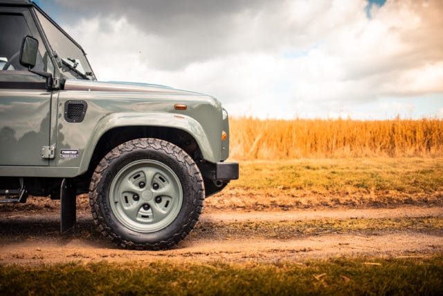Légendaires jantes tôle Land Rover Rostyle en 18’