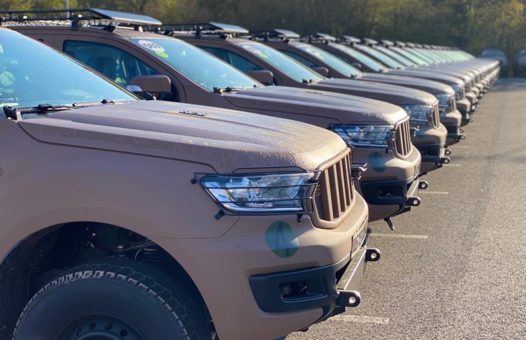 Arquus Trapper VT4  Le P4 du 21e siècle à la rescousse 200 VT 4 pour la crise sanitaire actuelle