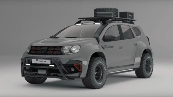 Dacia Duster Préparation Off road Extrême Prior Design