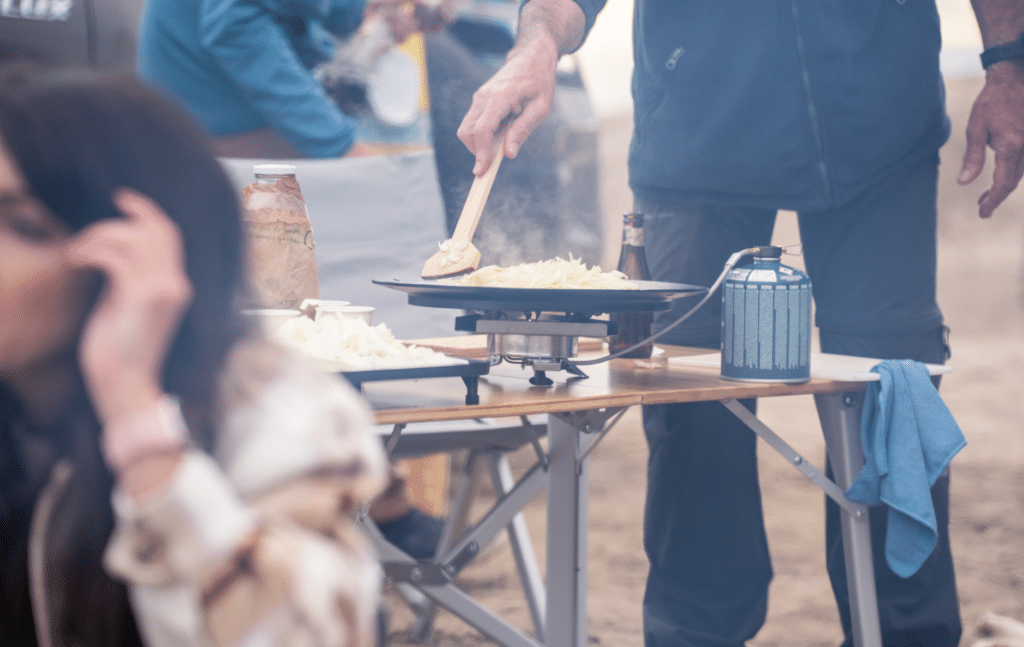 Réchaud De Camping IKAMPER, Brûleur à Gaz, Tout En Inox, Neuf, Système De Cuisson Modulaire